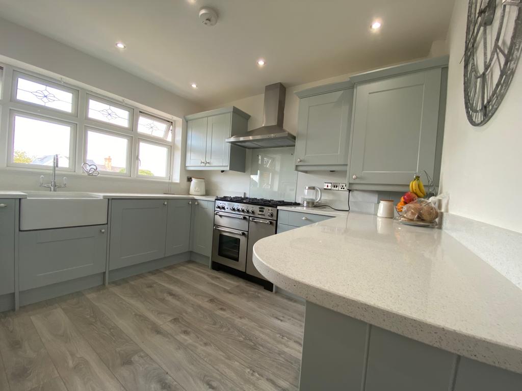 Completed kitchen renovation by Quick Fix Kitchens